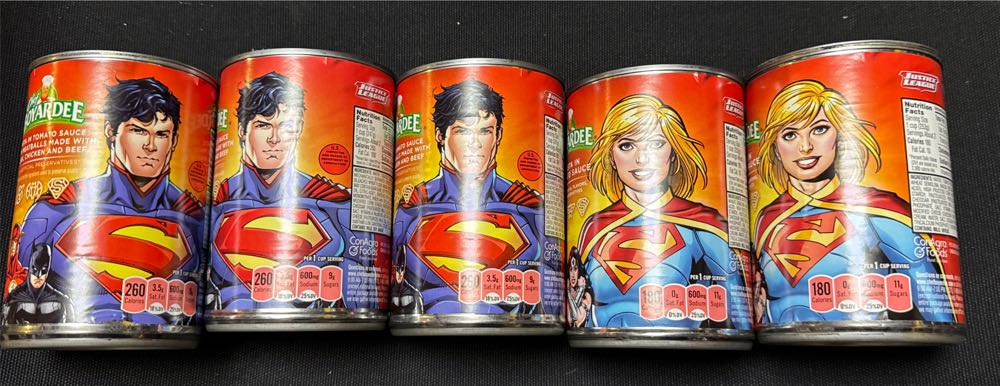 Superman And Supergirl Chef Boyardee Pasta  vinyl figure collectible [Barcode 064144044191] - Main Image 2