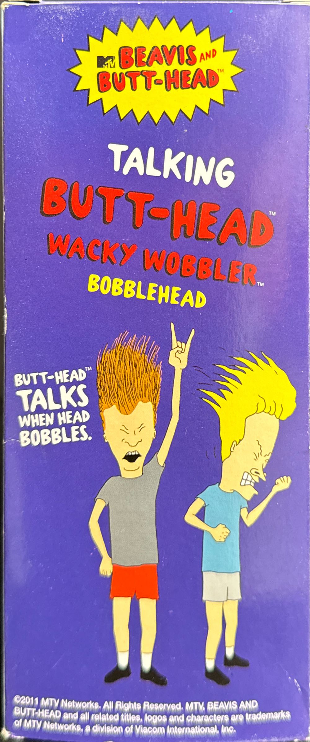 Butt-Head Talking Wacky Wobbler - Beavis and Butt-Head vinyl figure collectible [Barcode 830395022369] - Main Image 2