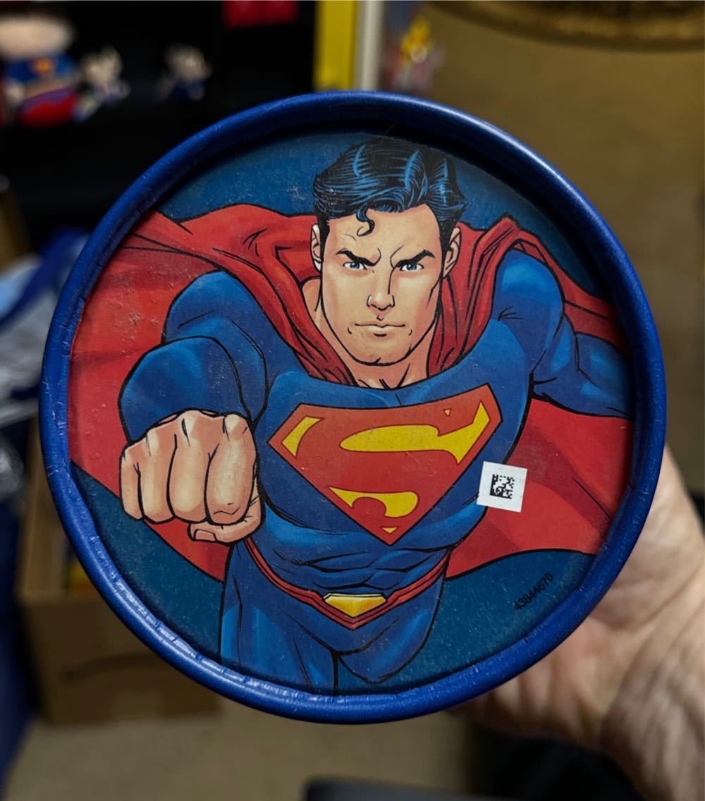 Superman Cookie Dough Ice Cream Container  vinyl figure collectible [Barcode 817792020181] - Main Image 2