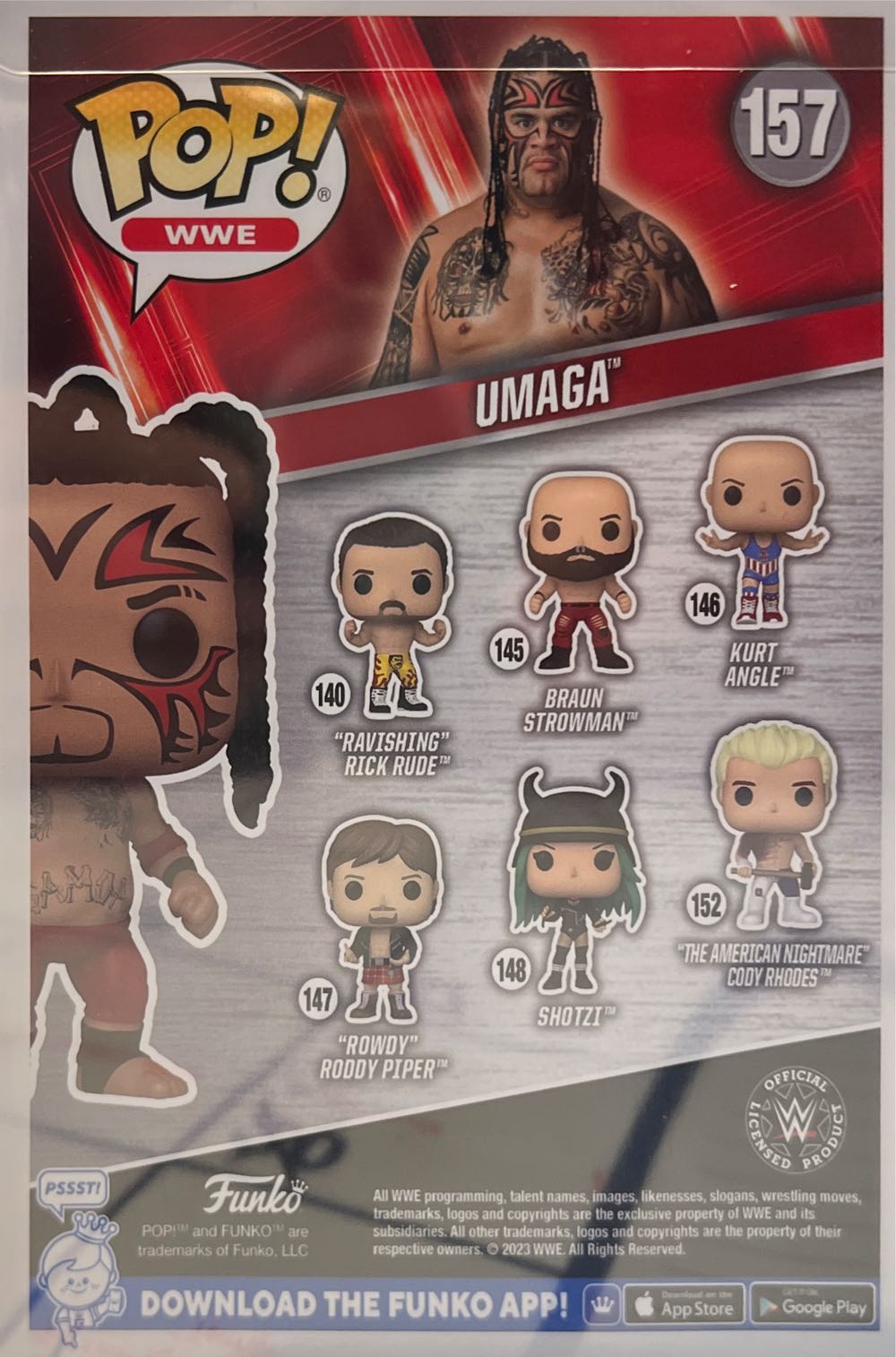 Umaga - WWE vinyl figure collectible - Main Image 2