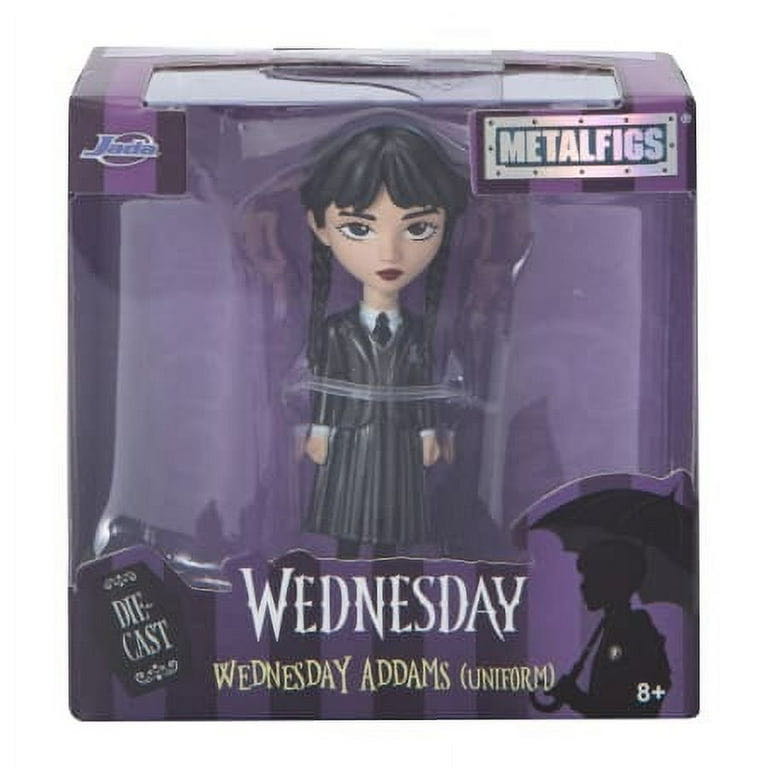 Jada Metals Wednesday Addams 2.5” Diecast Of Metalfigs  vinyl figure collectible [Barcode 801310852118] - Main Image 2