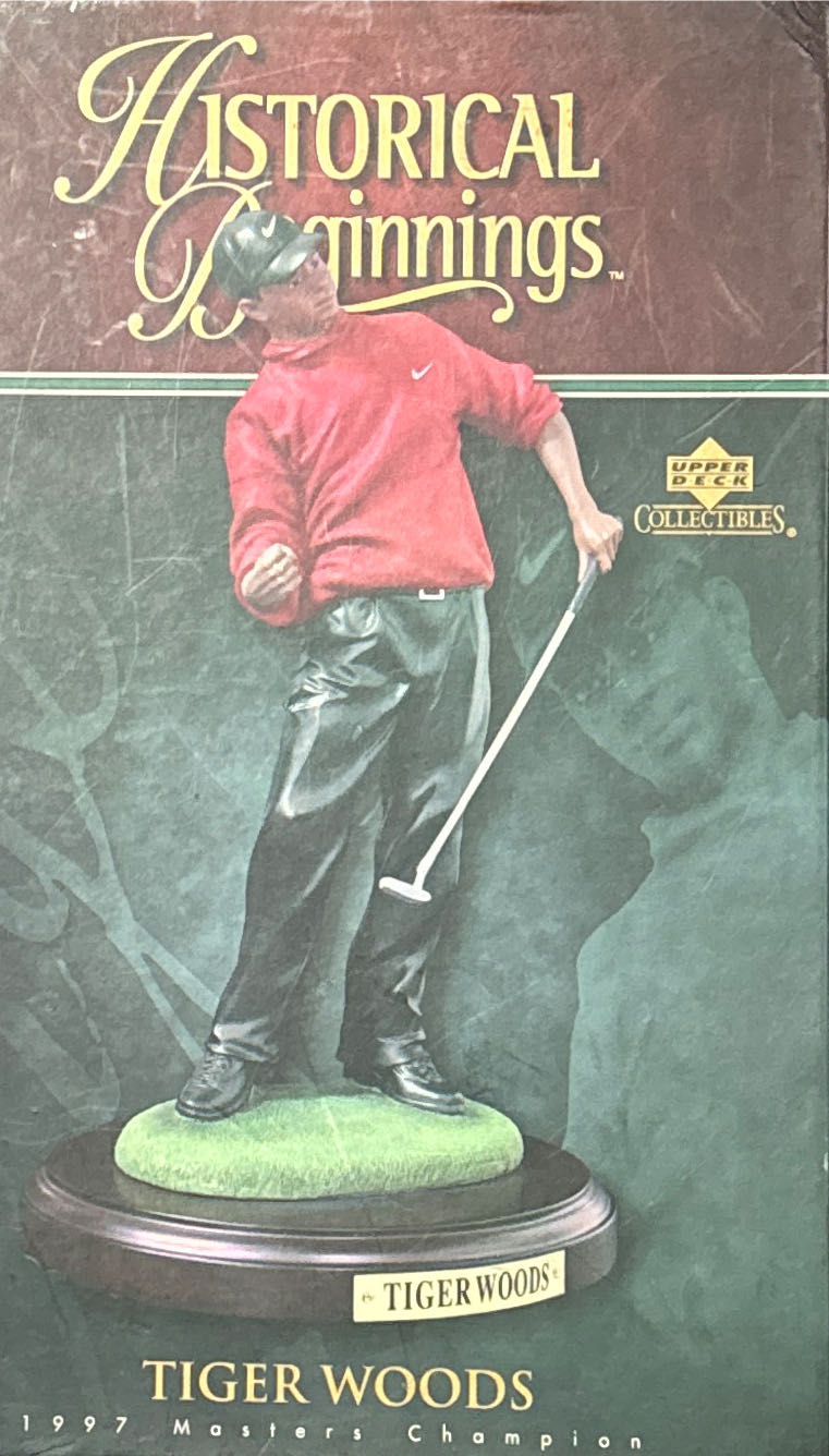 Historical Beginnings Upper Deck Tiger Woods  vinyl figure collectible [Barcode 782870434092] - Main Image 2