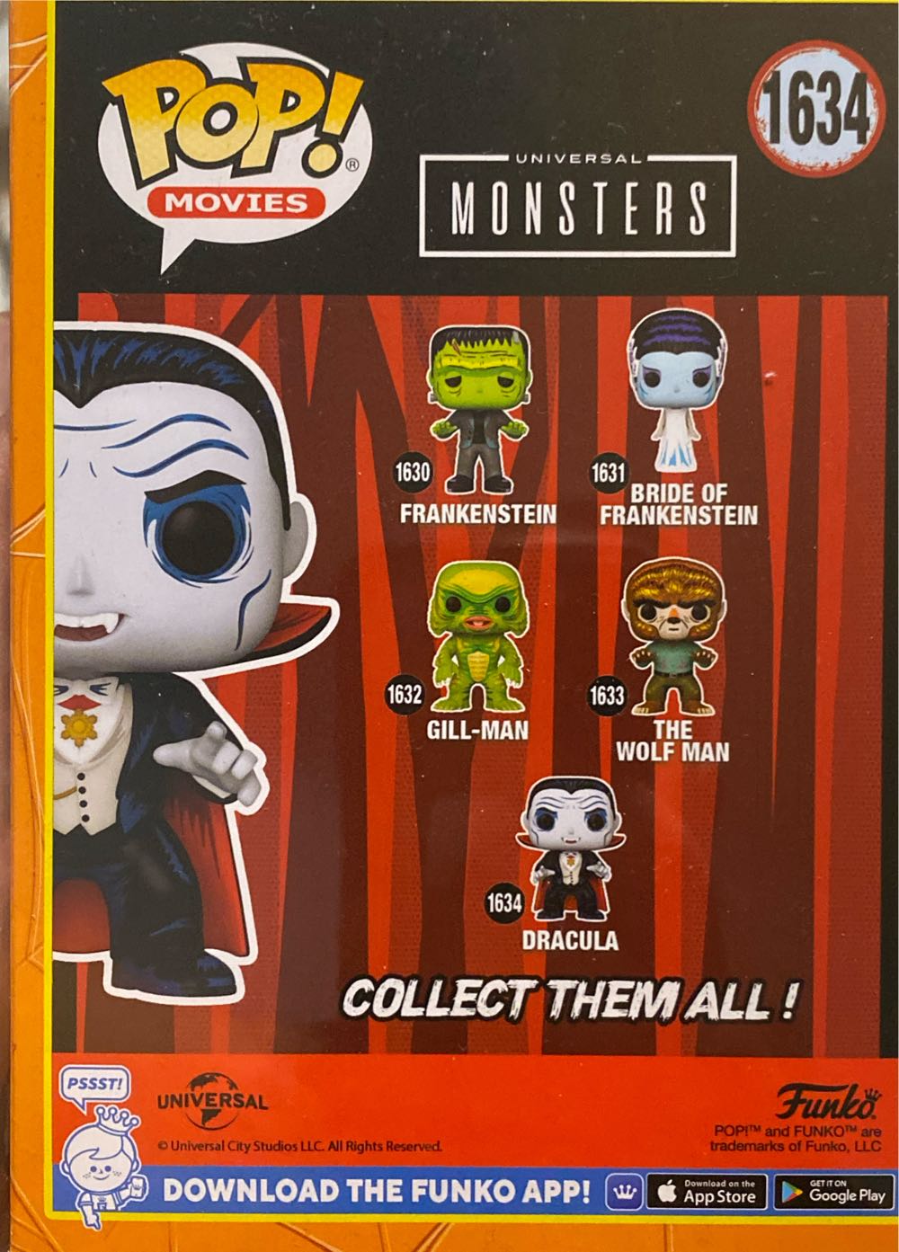 Dracula - Universal Monsters vinyl figure collectible [Barcode 889698809962] - Main Image 3