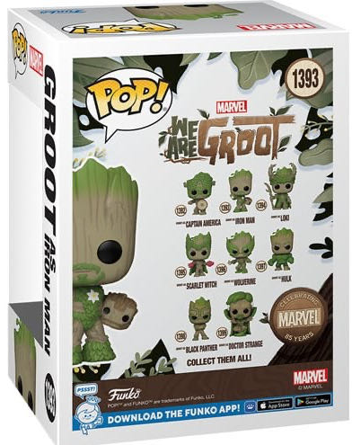 Groot as Iron Man - Guardians of the Galaxy vinyl figure collectible [Barcode 889698795166] - Main Image 3