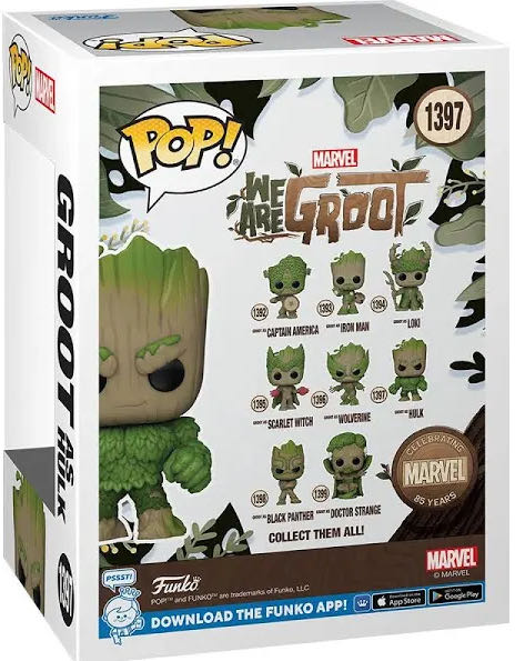 Groot as Hulk - Guardians of the Galaxy vinyl figure collectible [Barcode 889698813389] - Main Image 3