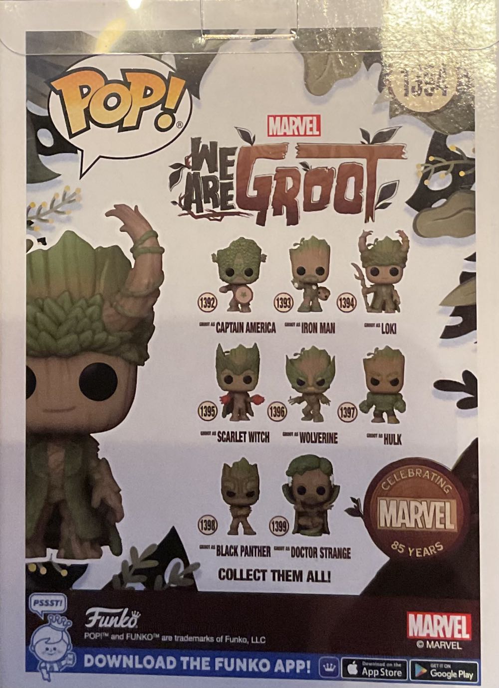 Groot as Loki - Guardians of the Galaxy vinyl figure collectible [Barcode 889698795173] - Main Image 3