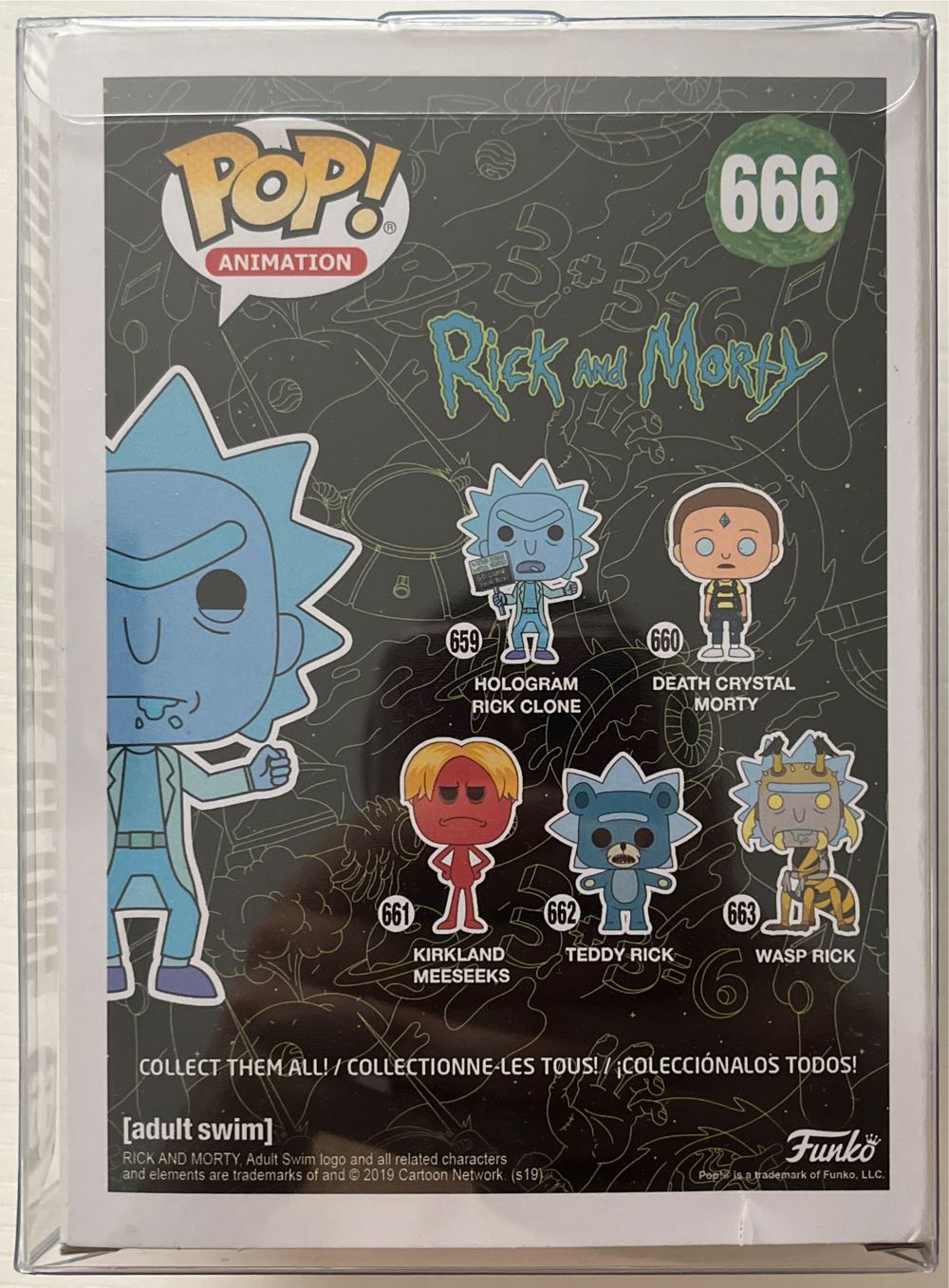 Hologram Rick Clone #666 - Rick & Morty vinyl figure collectible [Barcode 889698442541] - Main Image 2