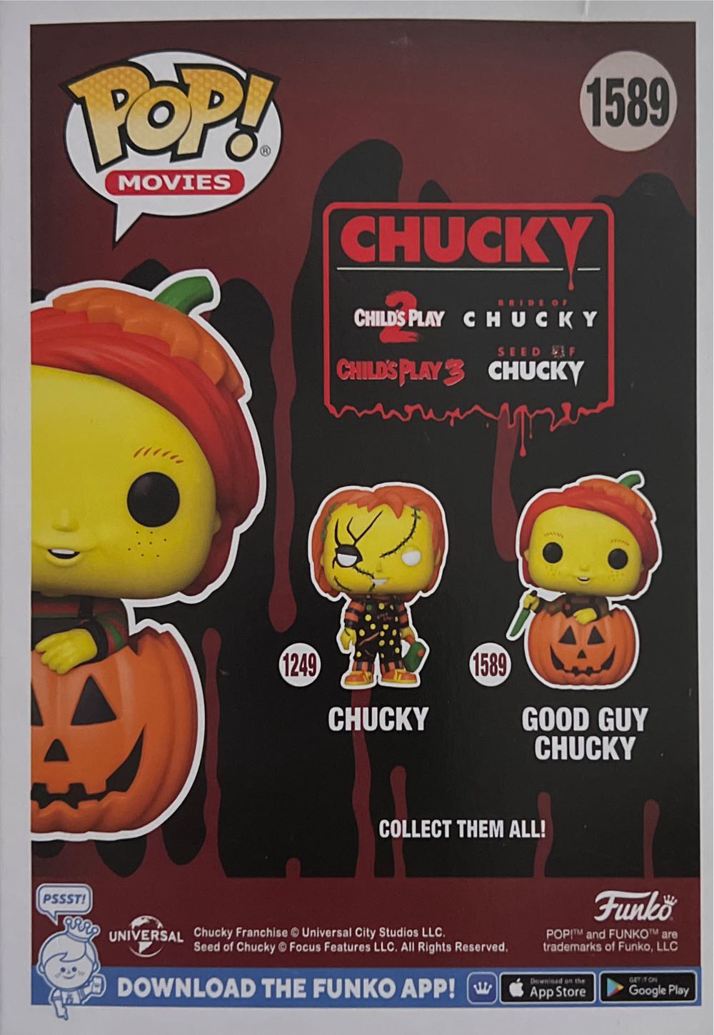 Funko: Chucky <In Pumpkin> - Chucky vinyl figure collectible [Barcode 889698809993] - Main Image 2