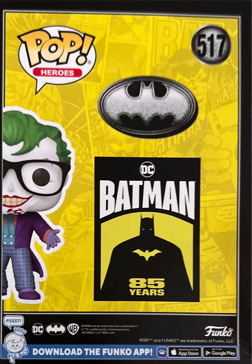 ✅ Joker #517 - Batman vinyl figure collectible [Barcode 889698806879] - Main Image 2