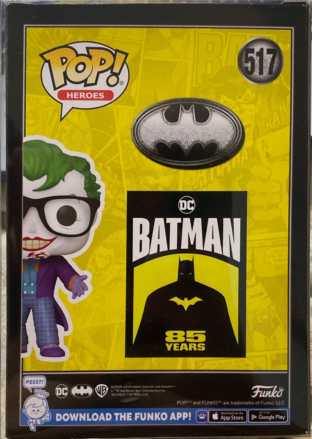 ✅ Joker #517 - Batman vinyl figure collectible [Barcode 889698806879] - Main Image 3