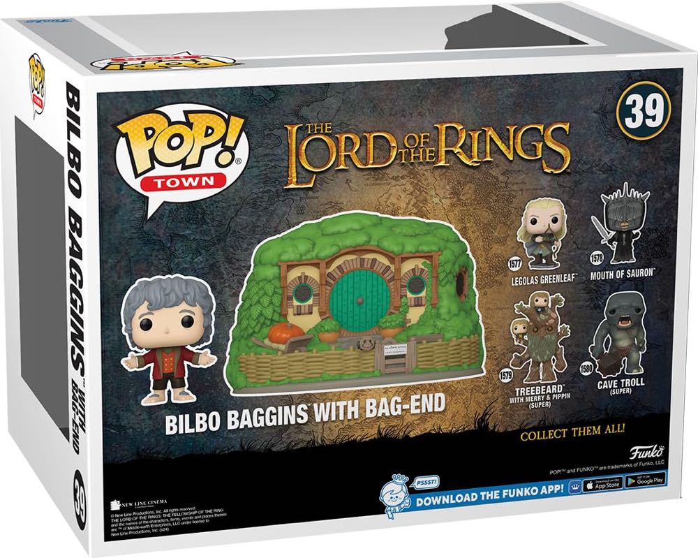 Bilbo Baggins With Bag-end - The Lord of the Rings vinyl figure collectible [Barcode 889698808354] - Main Image 2