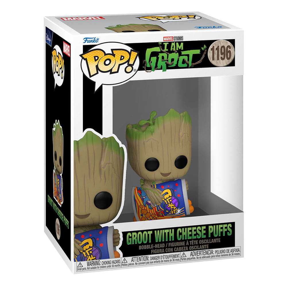 GROOT WITH CHEESE PUFFS - Funko vinyl figure collectible - Main Image 2
