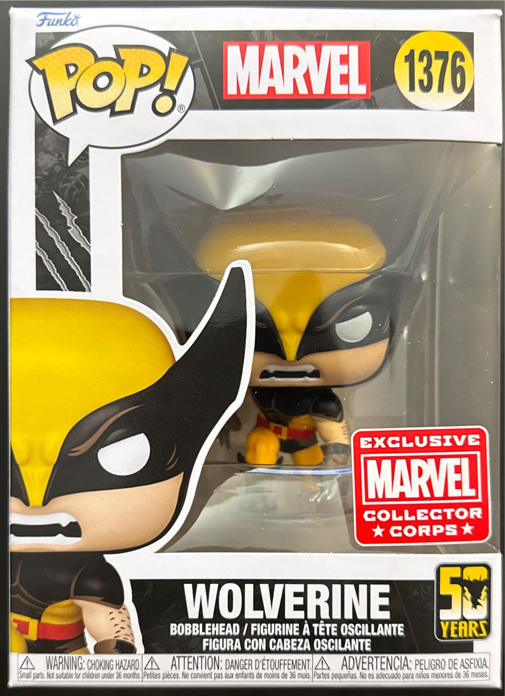 Wolverine 50th Anniversary - Marvel Universe vinyl figure collectible [Barcode 889698785396] - Main Image 2