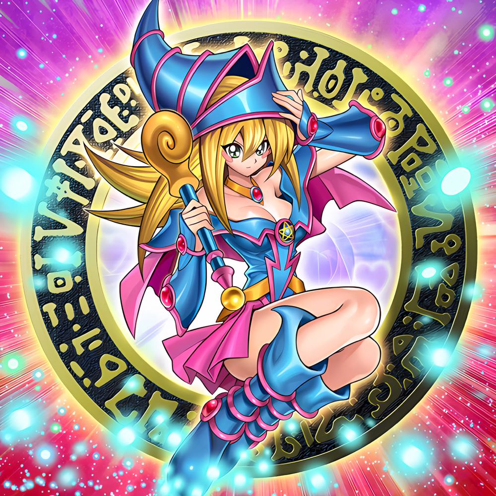 Yu gi oh (Dark Magician Girl)  vinyl figure collectible - Main Image 4