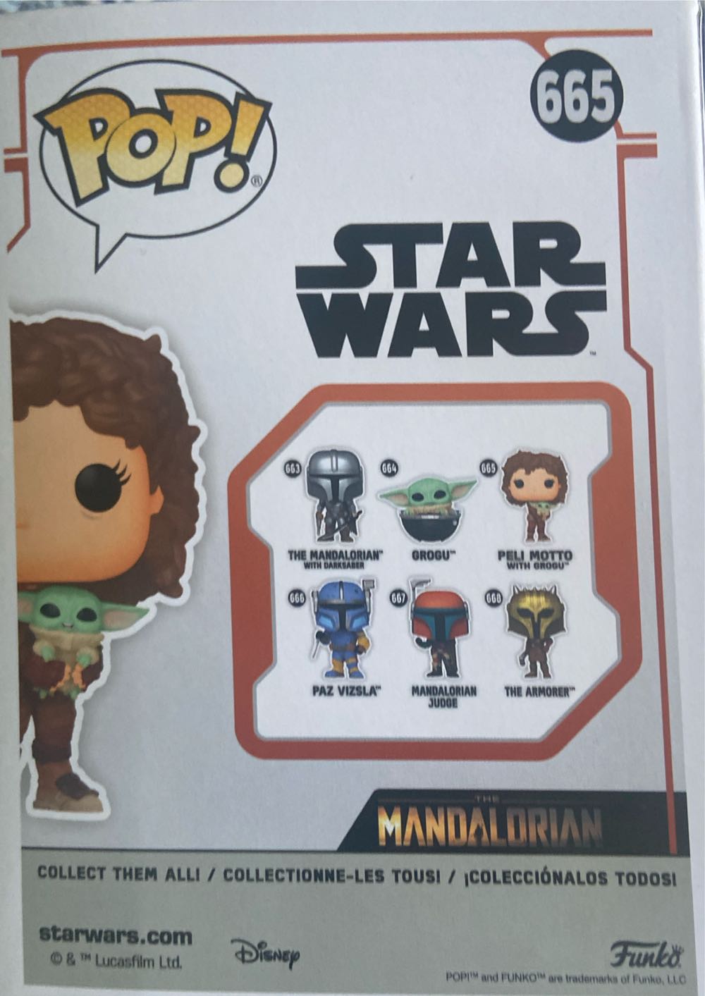 Peli Moto With Grogu  vinyl figure collectible [Barcode 889698765527] - Main Image 3