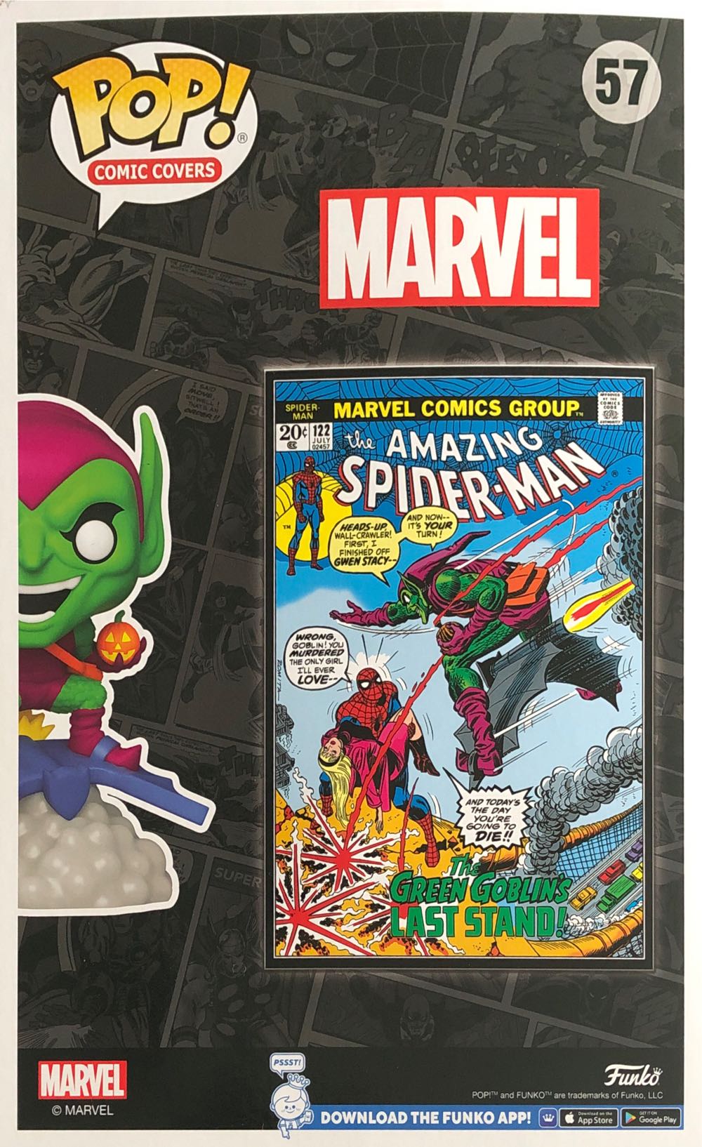Green Goblin Comic Covers 57 - Marvel Universe vinyl figure collectible [Barcode 889698818407] - Main Image 2