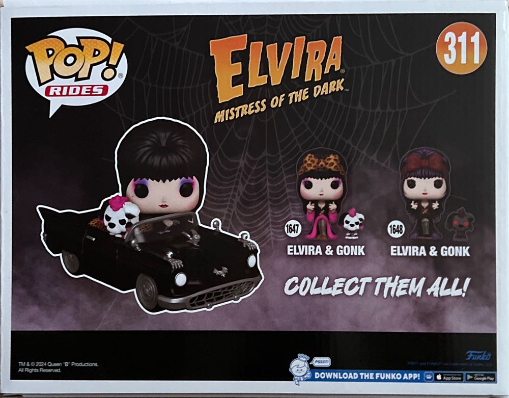 Elvira & Gonk - Elvira Mistress of the Dark vinyl figure collectible [Barcode 889698806930] - Main Image 2