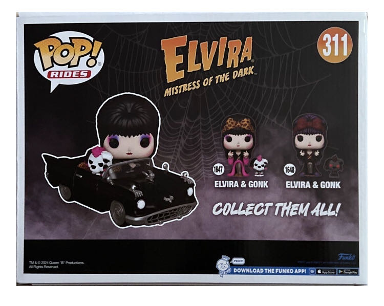 Elvira & Gonk - Elvira Mistress of the Dark vinyl figure collectible [Barcode 889698806930] - Main Image 4