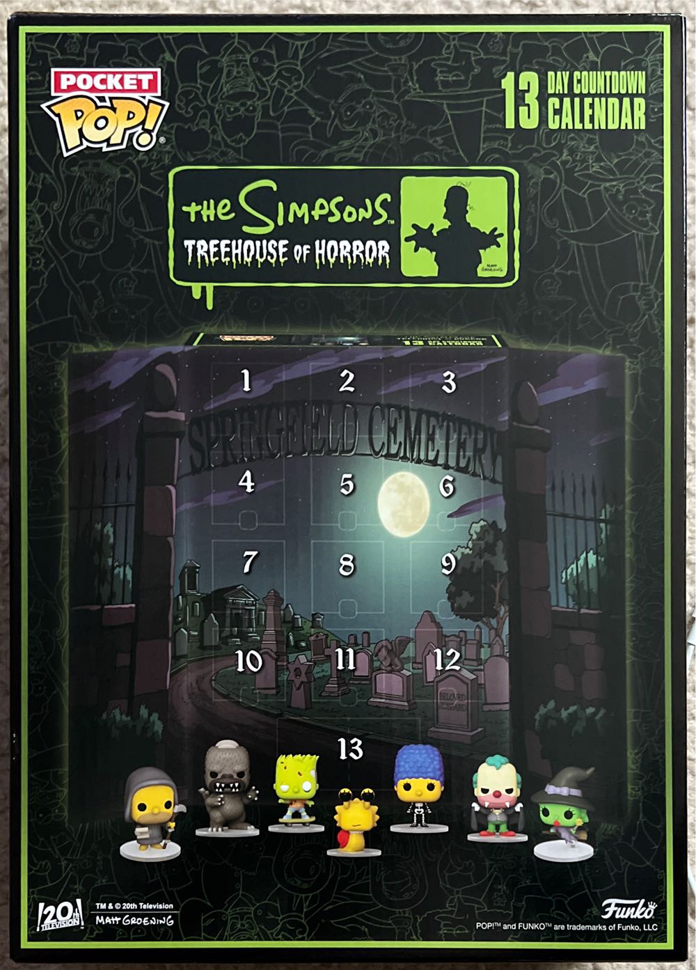 Advent Calendar: 13 Day Countdown The Simpsons: Treehouse Of Horror  vinyl figure collectible [Barcode 889698783439] - Main Image 2