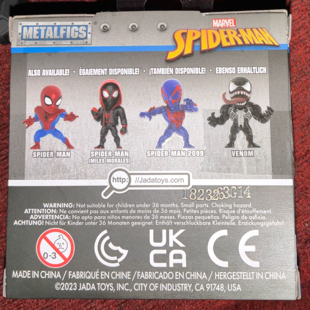 Vendom-Marvel Metalfigs Venom Miles Morales & 2” Spider Man Jada - Marvel Universe vinyl figure collectible [Barcode 801310353431] - Main Image 3