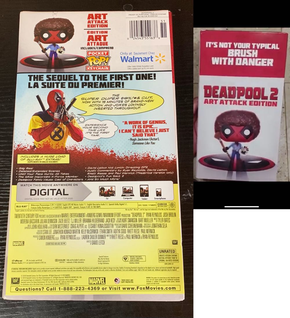 Bob Ross Deadpool - Deadpool vinyl figure collectible [Barcode 024543551638] - Main Image 4