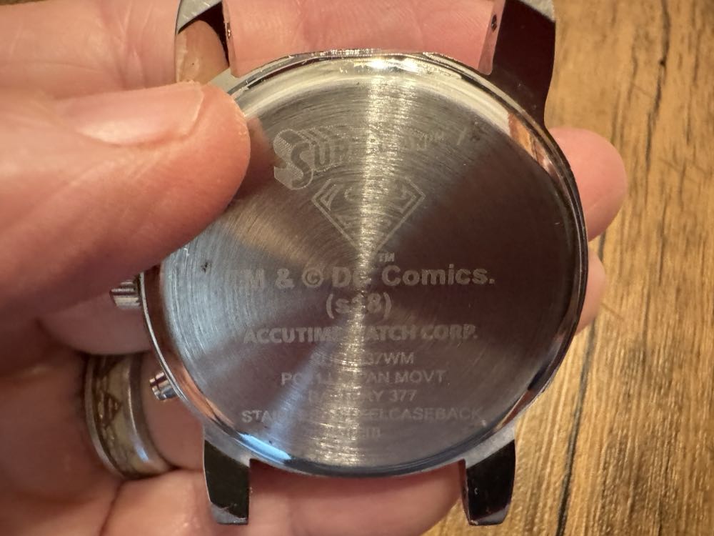Superman Accutime Watch  vinyl figure collectible - Main Image 2