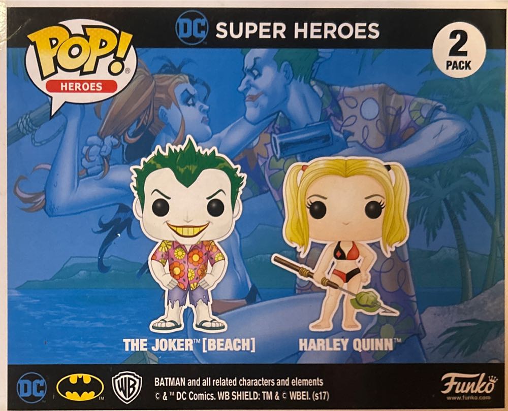 The Joke (beach) & Harley Quinn - DC Universe vinyl figure collectible - Main Image 2