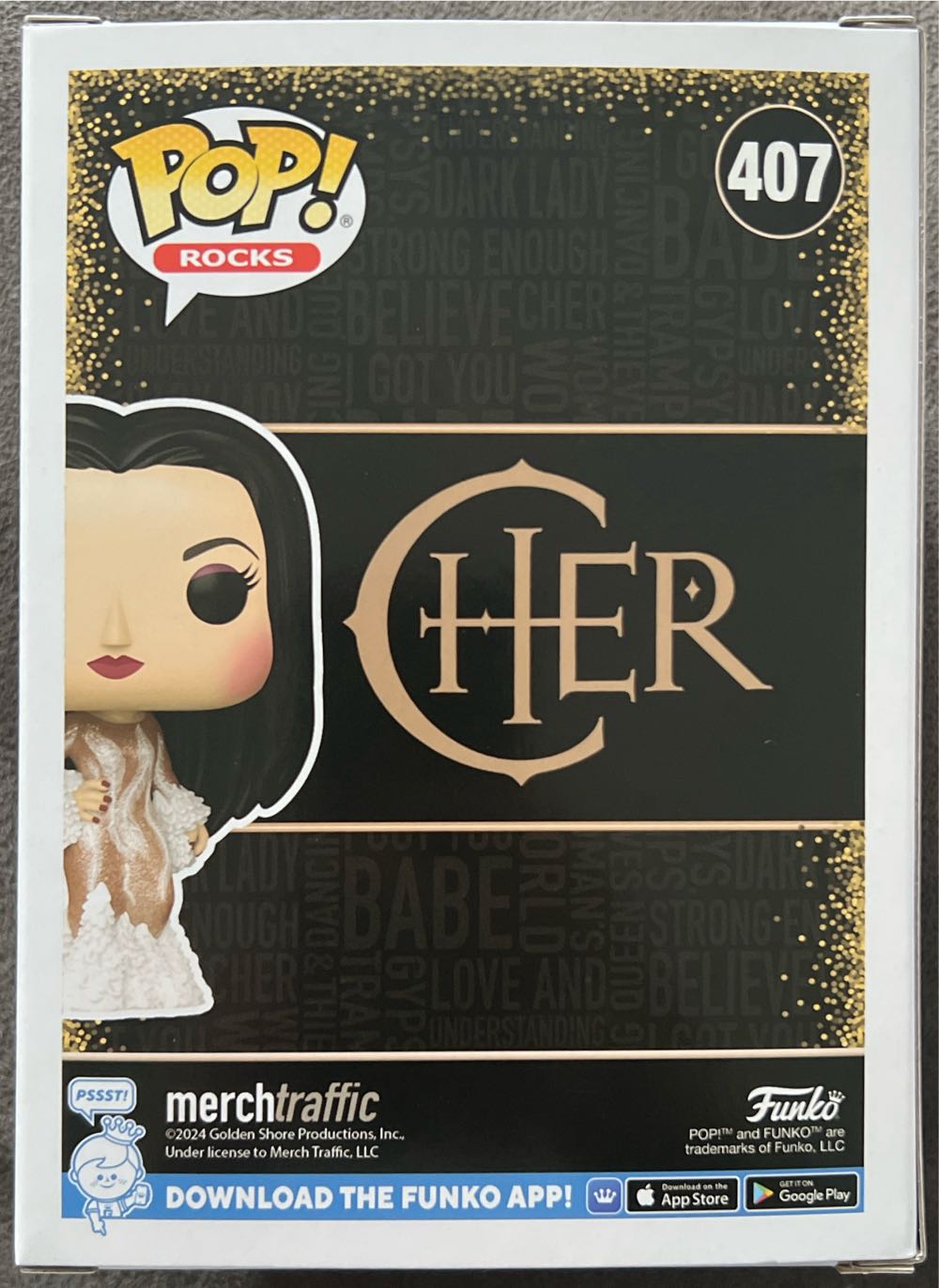 Cher (Met Gala 1974)  vinyl figure collectible [Barcode 889698797047] - Main Image 3