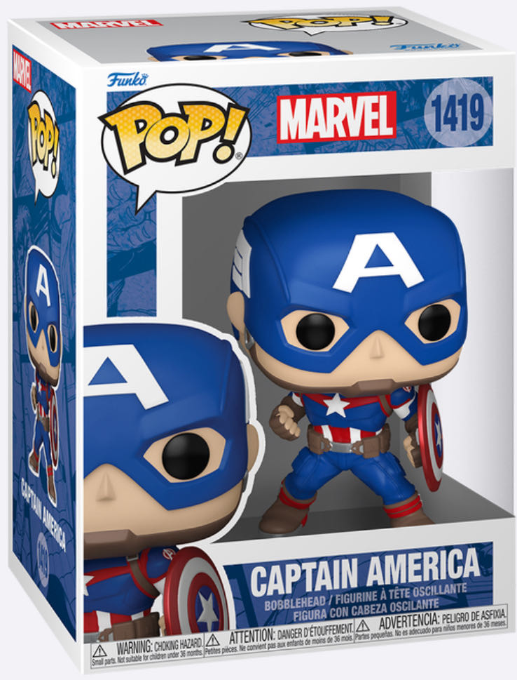 Captain America - Avengers vinyl figure collectible [Barcode 889698824972] - Main Image 2