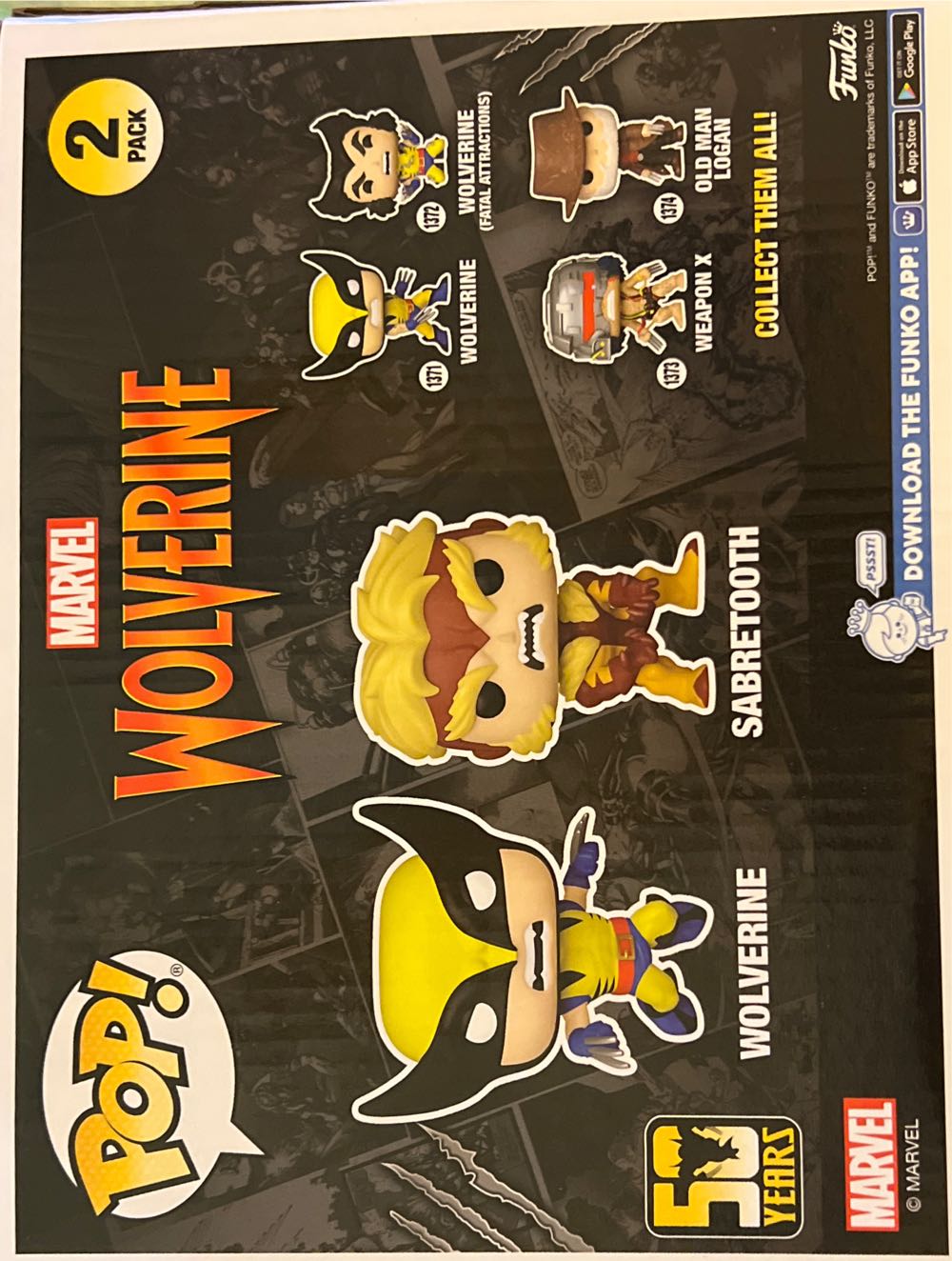 Wolverine & Sabretooth - Marvel Universe vinyl figure collectible [Barcode 889698775984] - Main Image 3