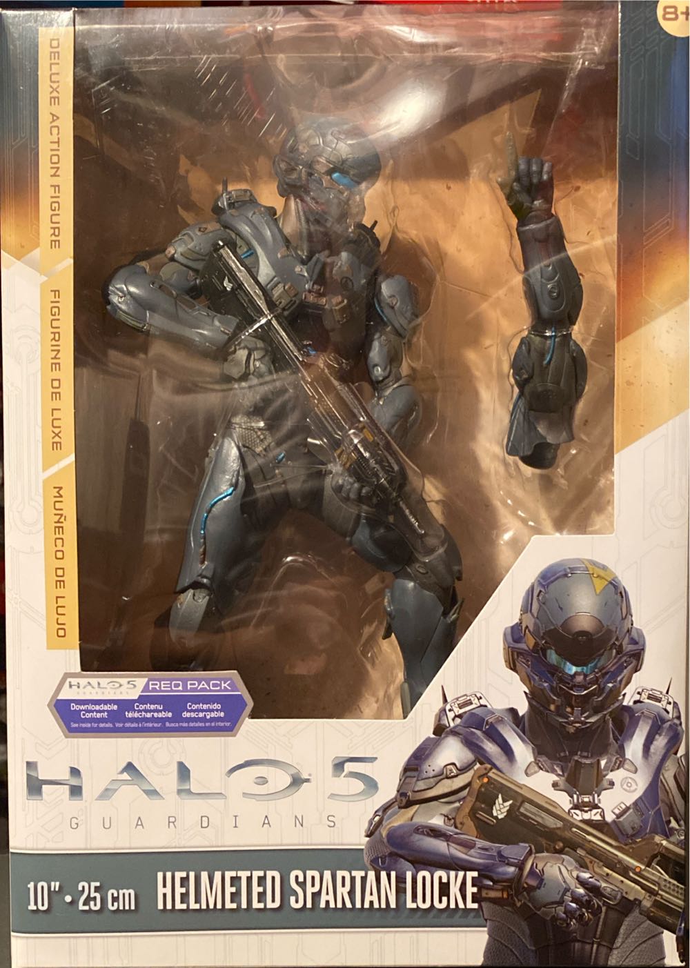 Mcfarlane Toys Halo 5: Guardians 10” Spartan Locke Figure Helmeted Version  vinyl figure collectible [Barcode 787926191790] - Main Image 2