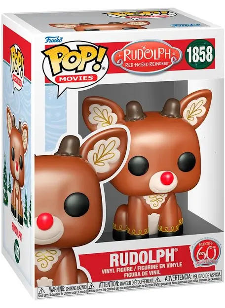 Rudolph the Red Nosed Reindeer: Rudolph (Holiday), #1858 - Rudolph the Red-Nosed Reindeer vinyl figure collectible [Barcode 889698799454] - Main Image 2