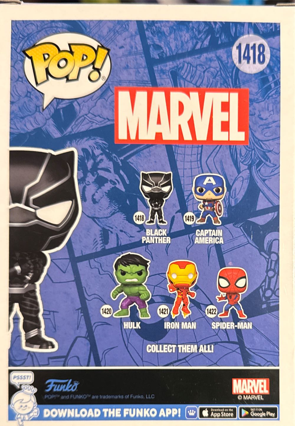 Black Panther - Marvel Universe vinyl figure collectible [Barcode 889698824965] - Main Image 4