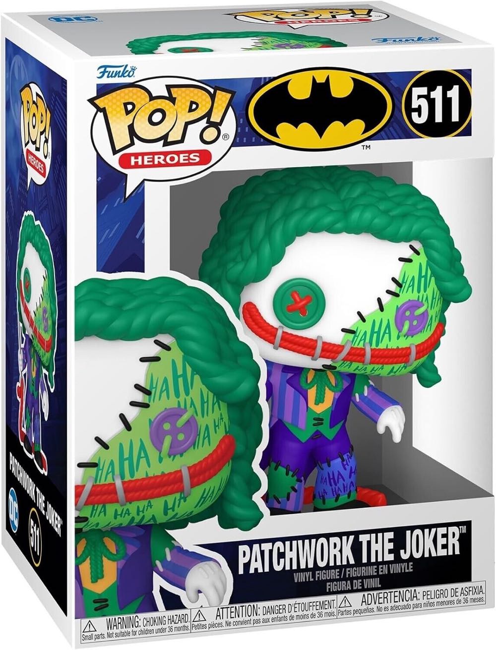 Patchwork The Joker - Batman vinyl figure collectible [Barcode 889698809061] - Main Image 2