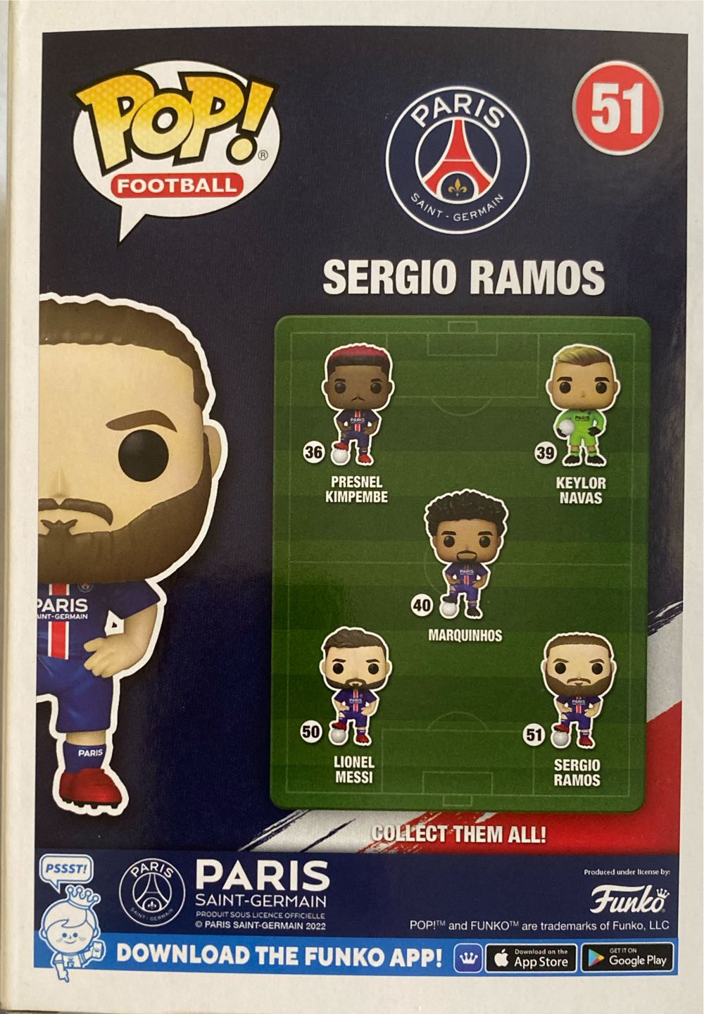 Sergio Ramos  vinyl figure collectible [Barcode 889698673907] - Main Image 4