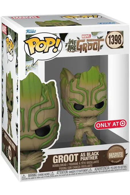 Groot As Black Panther  vinyl figure collectible [Barcode 889698816687] - Main Image 2