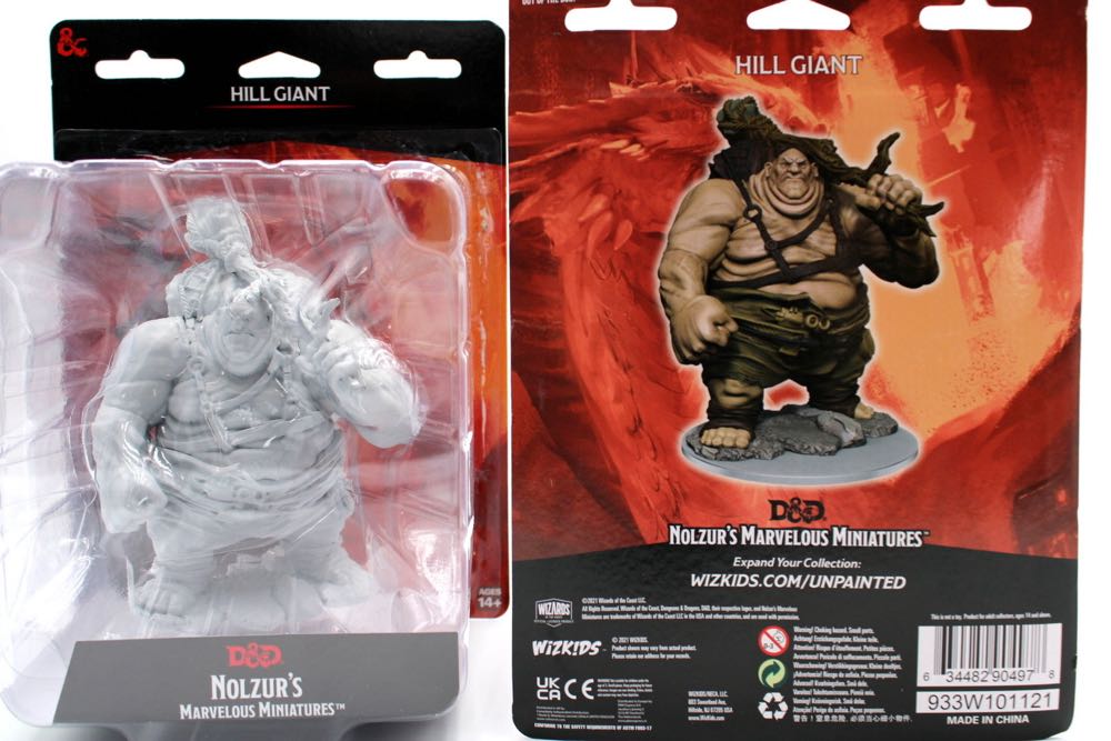 Nolzur’s Marvelous Miniatures: Hill Giant - Dungeons & Dragons vinyl figure collectible [Barcode 634482904978] - Main Image 4