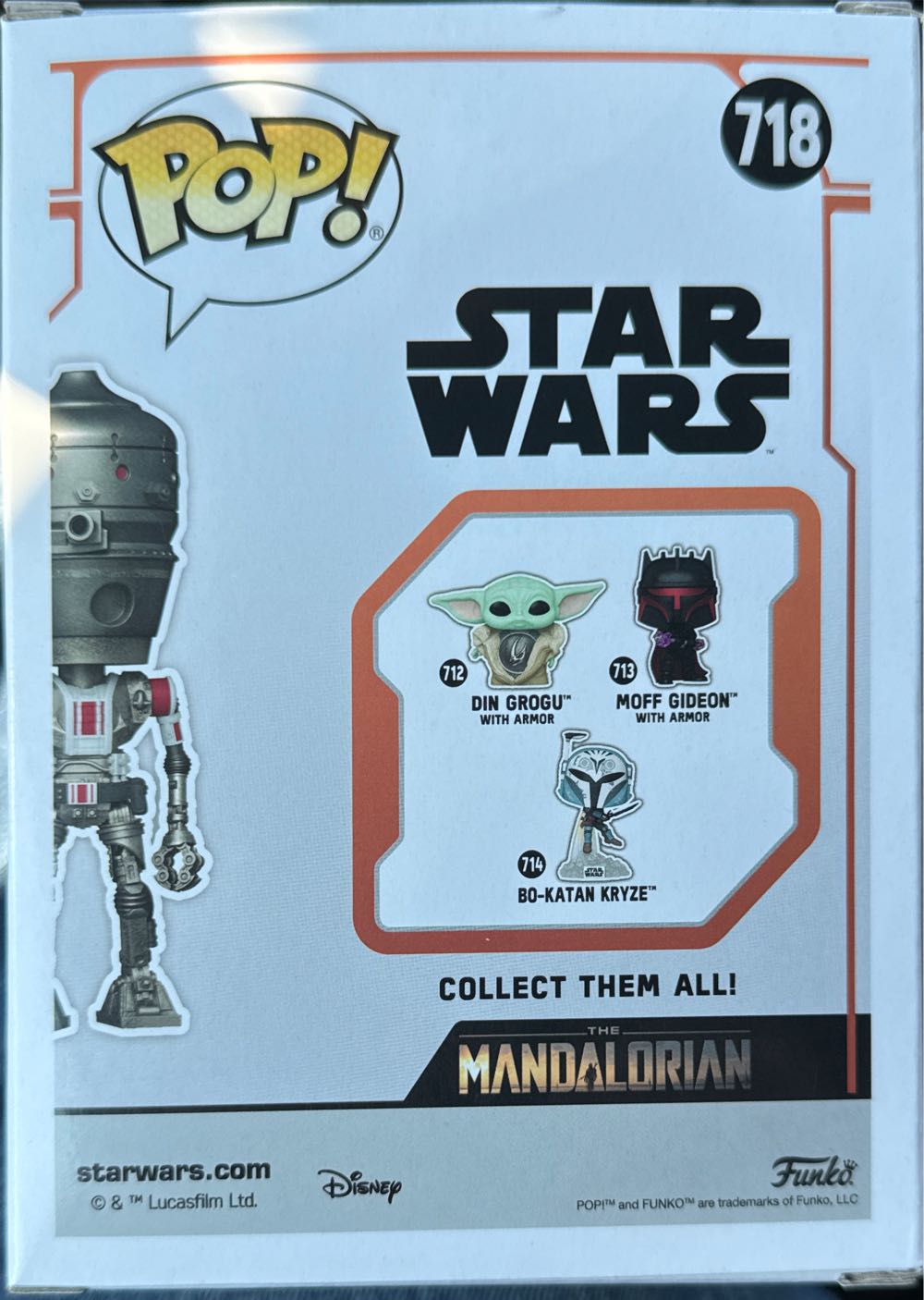 Funko Pop! Star Wars Mandalorian New 11 Marshall #718 - Star Wars: The Mandalorian vinyl figure collectible [Barcode 889698783422] - Main Image 4
