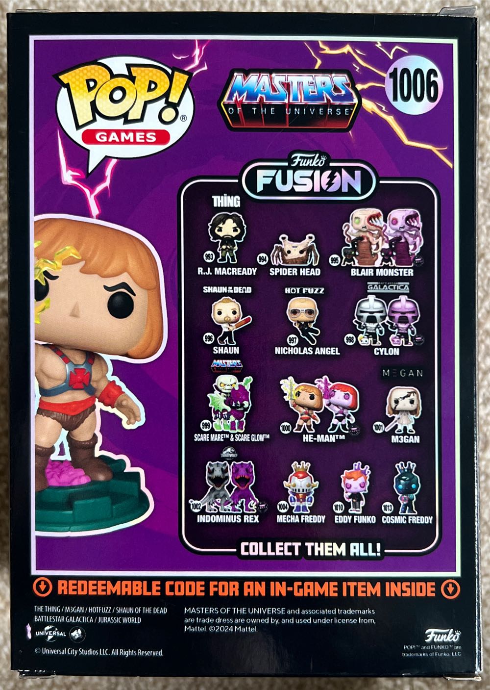 #1006: He-Man - Masters of the Universe vinyl figure collectible [Barcode 889698830652] - Main Image 3