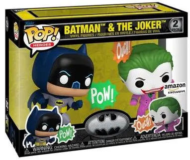 Funko Pop! Heroes Batman & The Joker 2 Pack #2 - Batman vinyl figure collectible [Barcode 889698821254] - Main Image 2