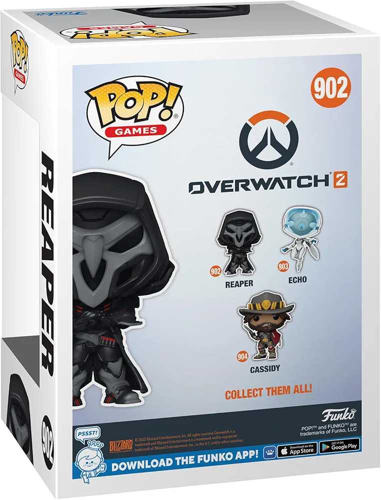 Funko Pop! Games: Overwatch 2 Reaper  vinyl figure collectible [Barcode 889698591874] - Main Image 2