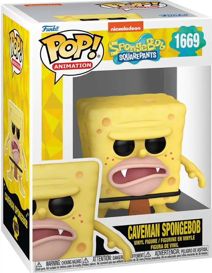 Caveman Spongebob - SpongeBob SquarePants vinyl figure collectible [Barcode 889698757379] - Main Image 2