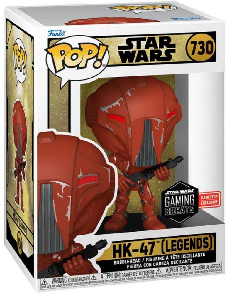 Star Wars: Gaming Greats Hk47 Legends Pop! Star Wars Hk47 Pop! Star Wars Knights Of The Old Republic Special 47 Hk Funko Pop #730 - Star Wars vinyl figure collectible [Barcode 889698819459] - Main Image 2