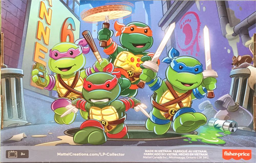 TMNT: Fisher Price Little People Collector Teenage Mutant Ninja Turtles - Teenage Mutant Ninja Turtles vinyl figure collectible [Barcode 194735163106] - Main Image 2