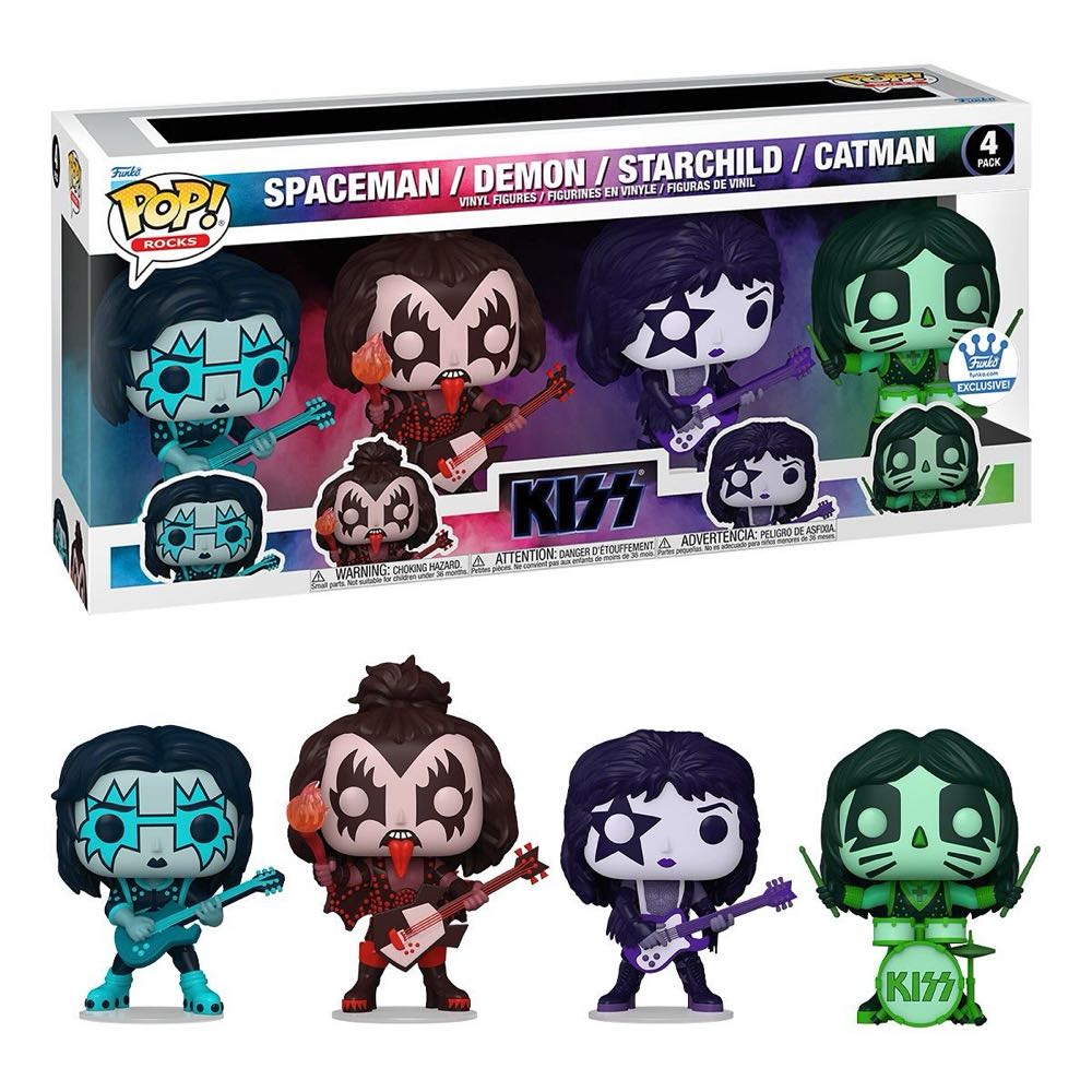 KISS 4 PACK - Musicians vinyl figure collectible [Barcode 889698824095] - Main Image 2