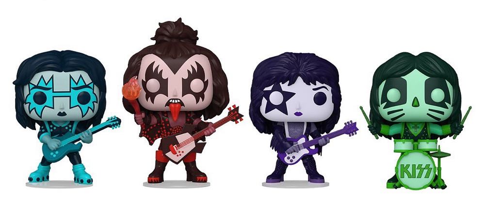 KISS 4 PACK - Musicians vinyl figure collectible [Barcode 889698824095] - Main Image 3