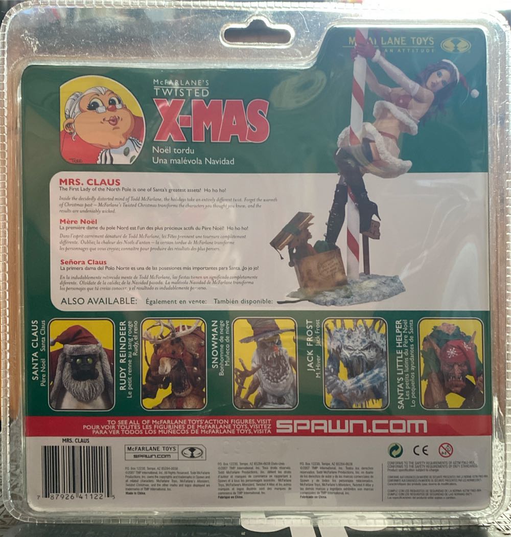 Mcfarlane: Monster Series Twisted Christmas Mrs. Claus  vinyl figure collectible [Barcode 787926411225] - Main Image 2
