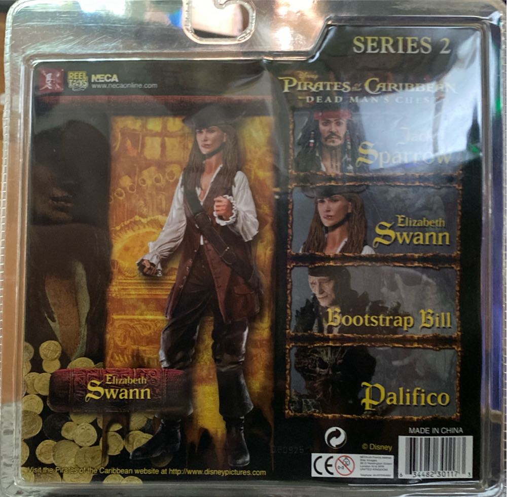 Neca Pirates Of The Caribbean Dead Man’s Chest Series 2 Action Figure Elizabeth Swann - Pirates of the Caribbean vinyl figure collectible [Barcode 634482301173] - Main Image 3