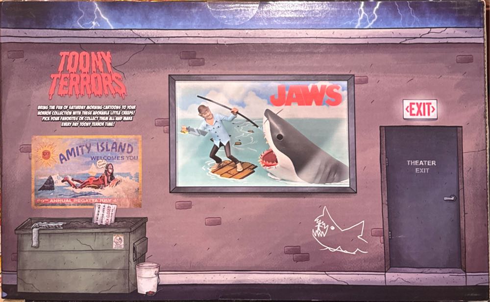 Quint & The Shark - Jaws vinyl figure collectible [Barcode 634482033463] - Main Image 2