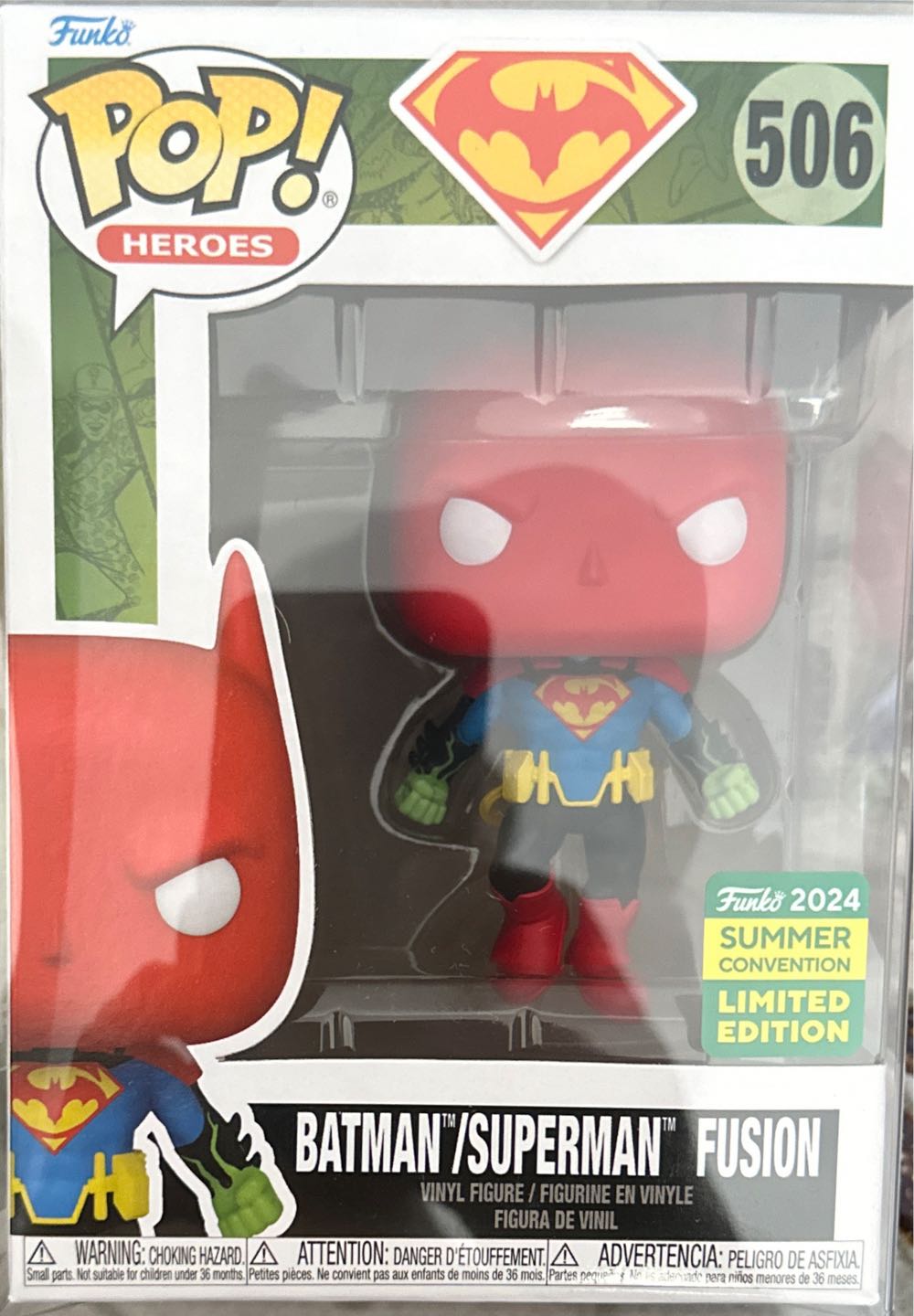 Batman/Superman Fusion pop vinyl - DC: Superheroes vinyl figure collectible [Barcode 889698783385] - Main Image 2